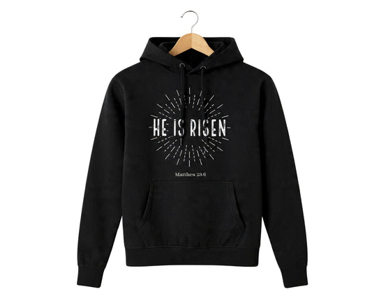 Men's "He Is Risen" Brushed Fleece Hoodie