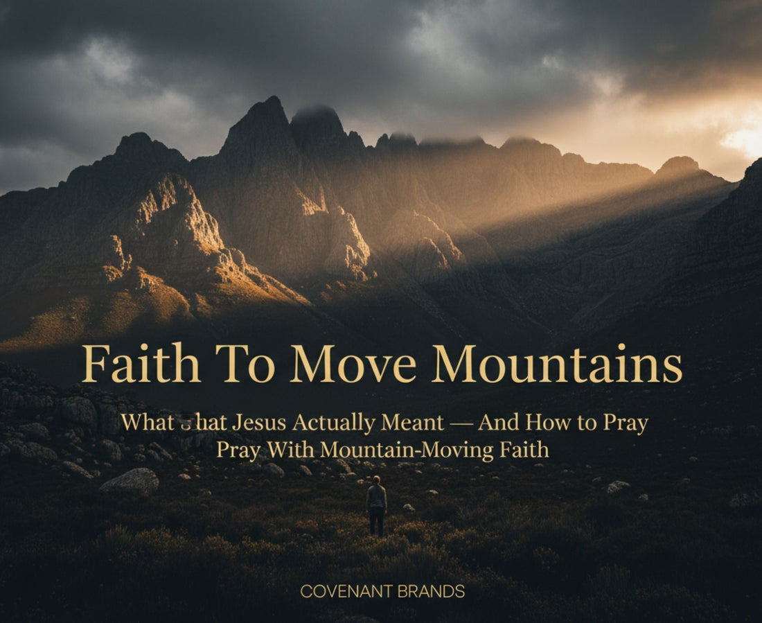 Faith To Move Mountains: What Jesus Really Meant and How to Pray With Expectation