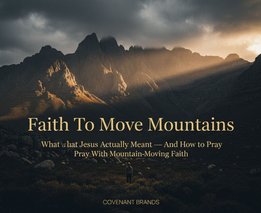 Faith To Move Mountains: What Jesus Really Meant and How to Pray With Expectation