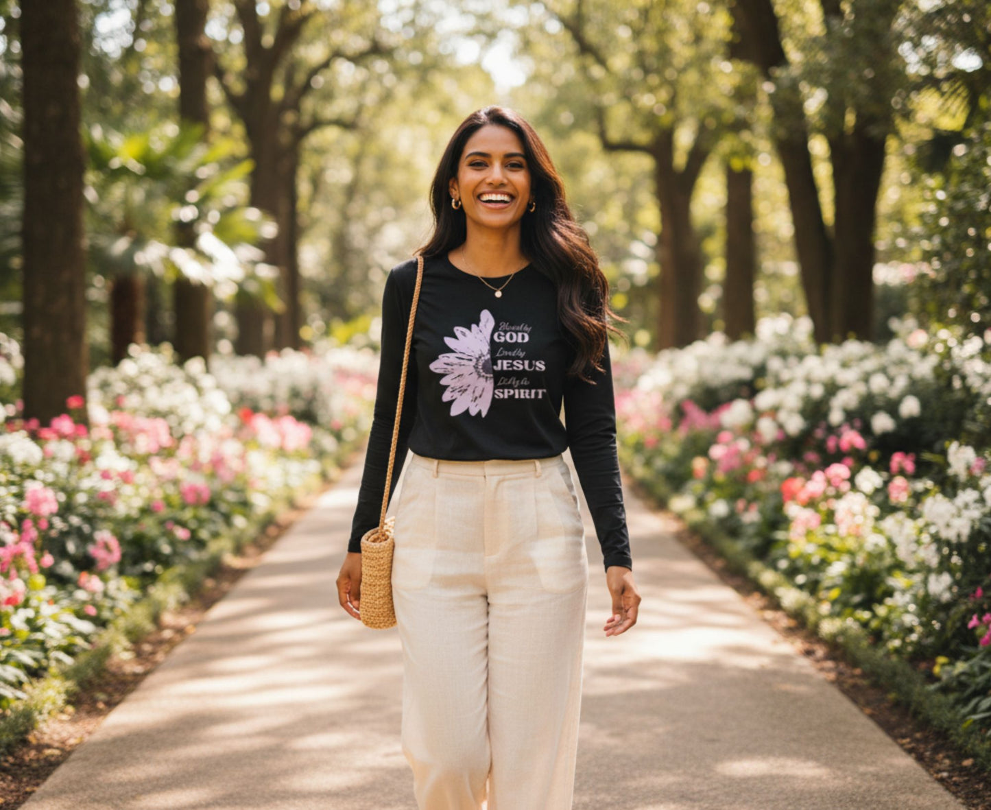Blessed By God Women's Long Sleeve Christian T-Shirt | Faith Apparel South Africa | Covenant Brands