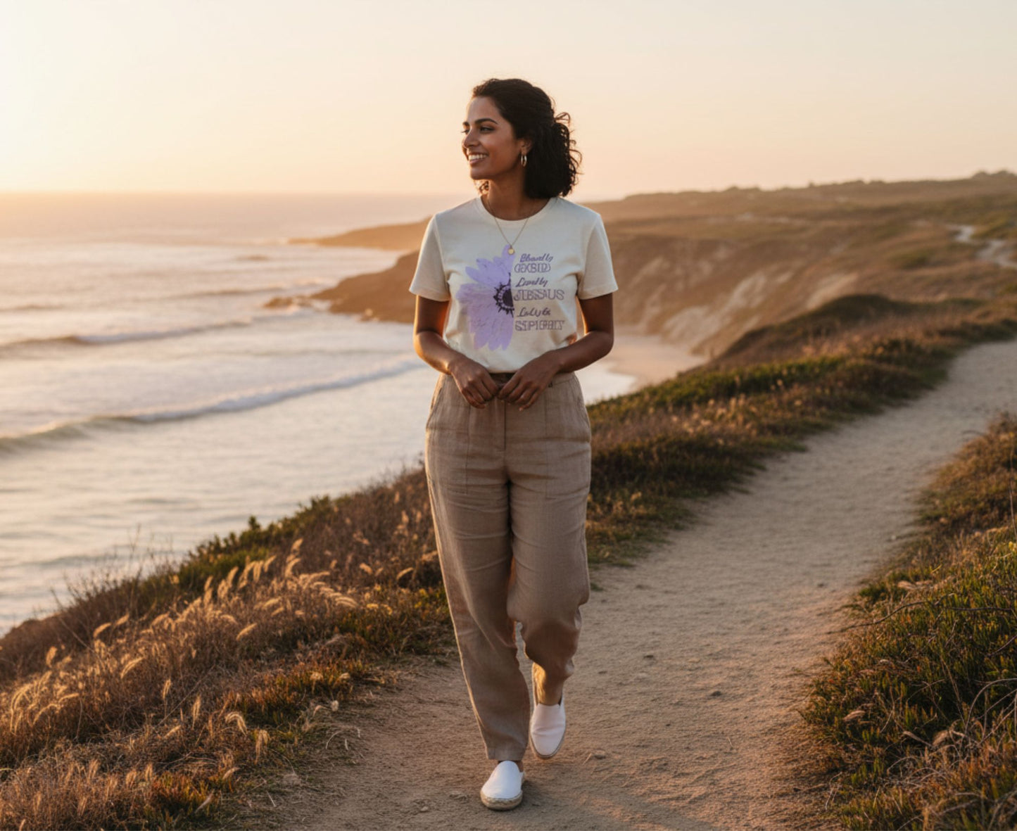 Blessed By God Women's Organic Cotton Christian T-Shirt | Faith Apparel South Africa | Covenant Brands