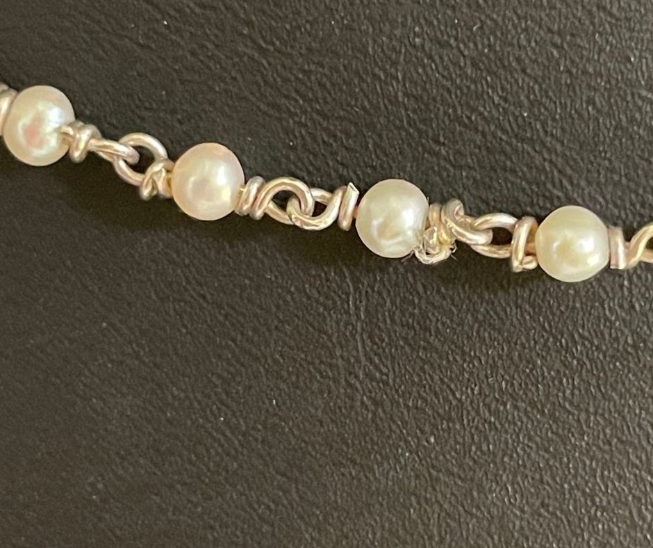Freshwater Pearl Silver Cross Necklace | Christian Jewellery South Africa | Covenant Brands