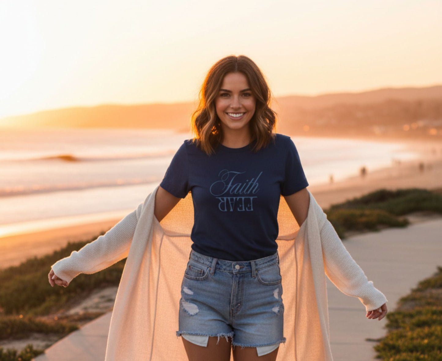 Faith Over Fear Women's Christian T-Shirt | Faith Apparel South Africa | Covenant Brands