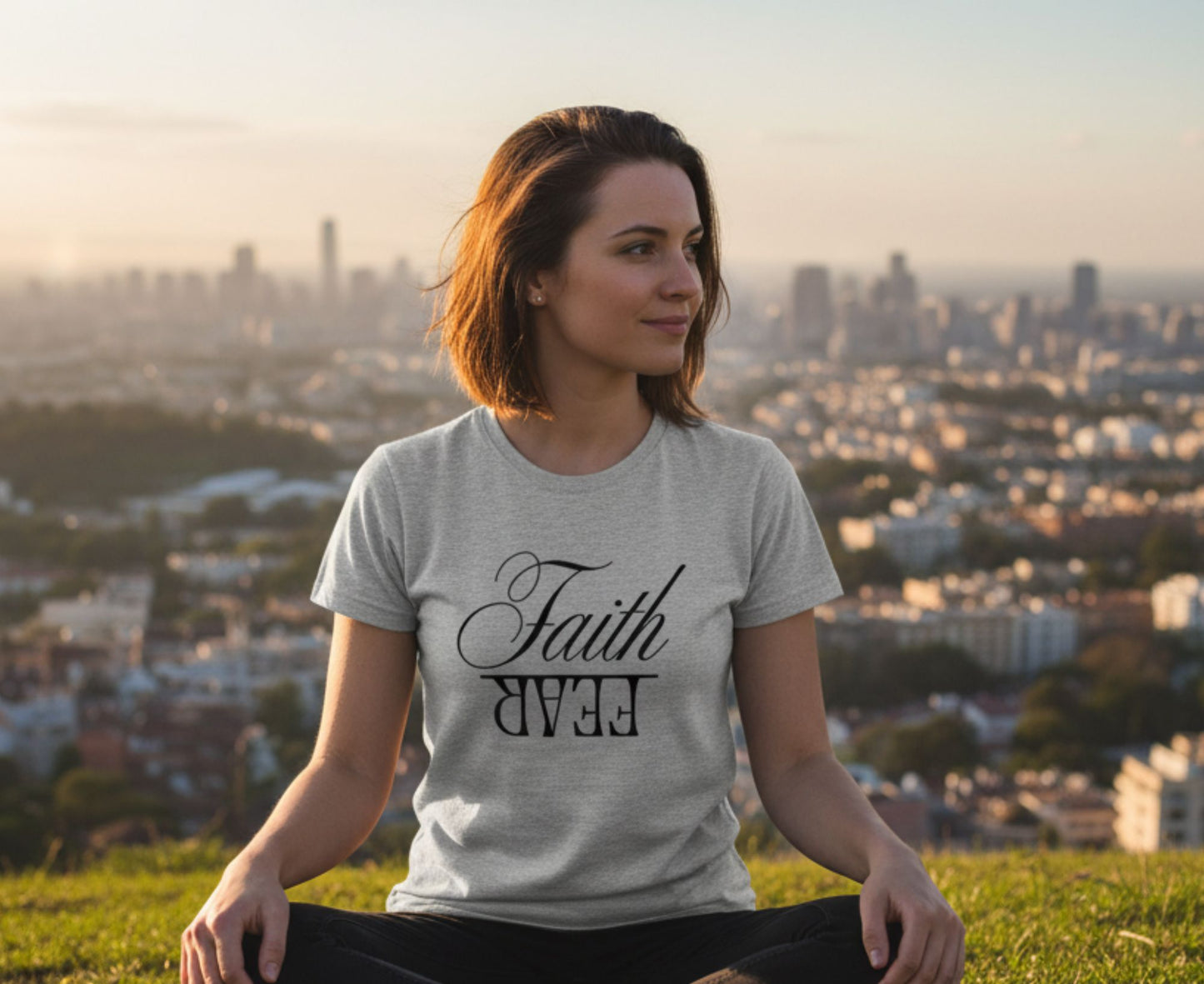 Faith Over Fear Women's Christian T-Shirt | Faith Apparel South Africa | Covenant Brands