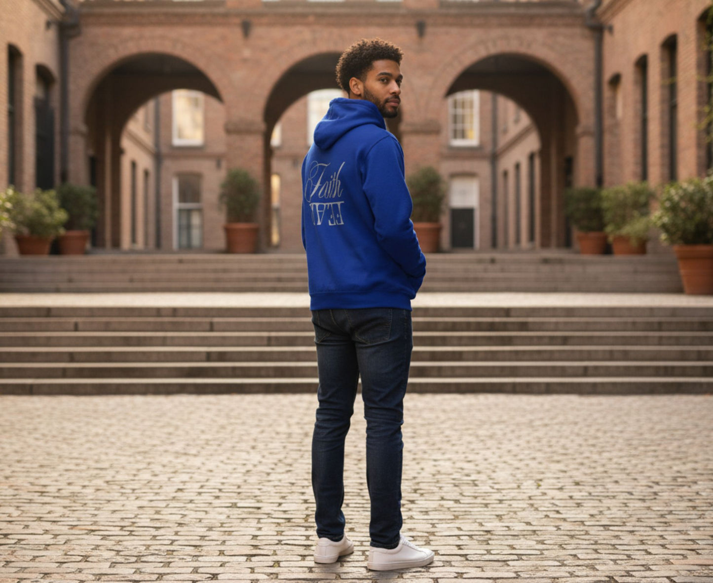 Faith Over Fear Men's Christian Hoodie | Faith Apparel South Africa | Covenant Brands