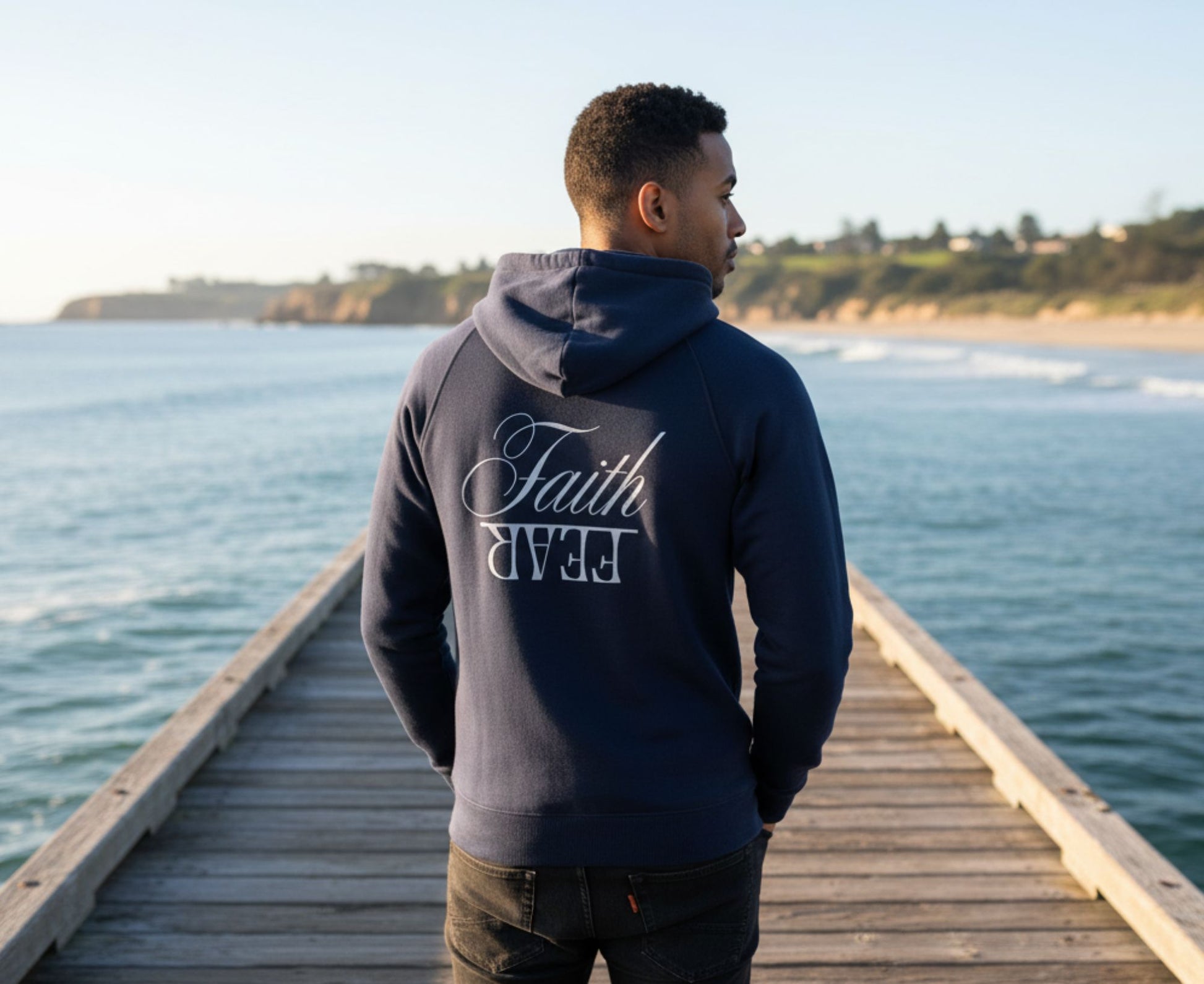 Faith Over Fear Men's Christian Hoodie | Faith Apparel South Africa | Covenant Brands