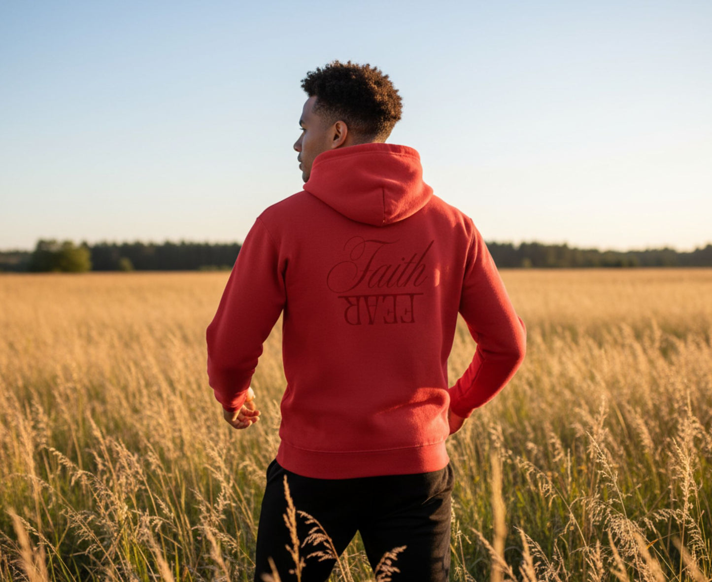 Faith Over Fear Men's Christian Hoodie | Faith Apparel South Africa | Covenant Brands