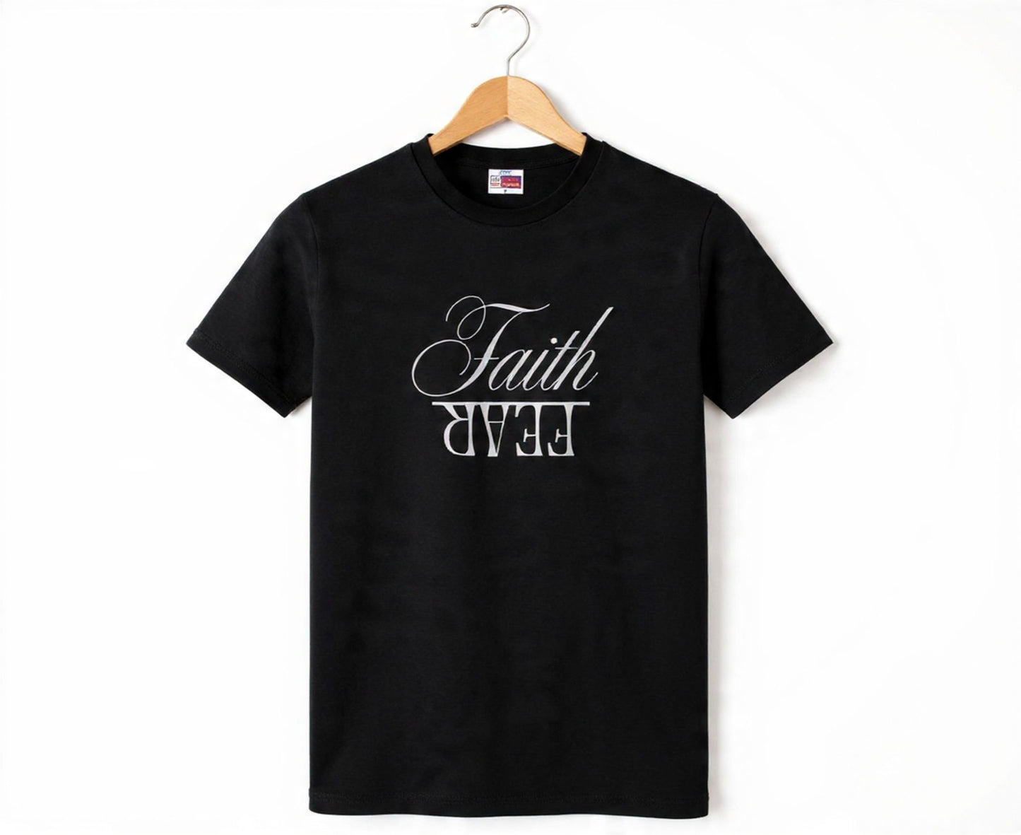 Faith Over Fear Men's V-Neck Christian T-Shirt | Faith Apparel South Africa | Covenant Brands
