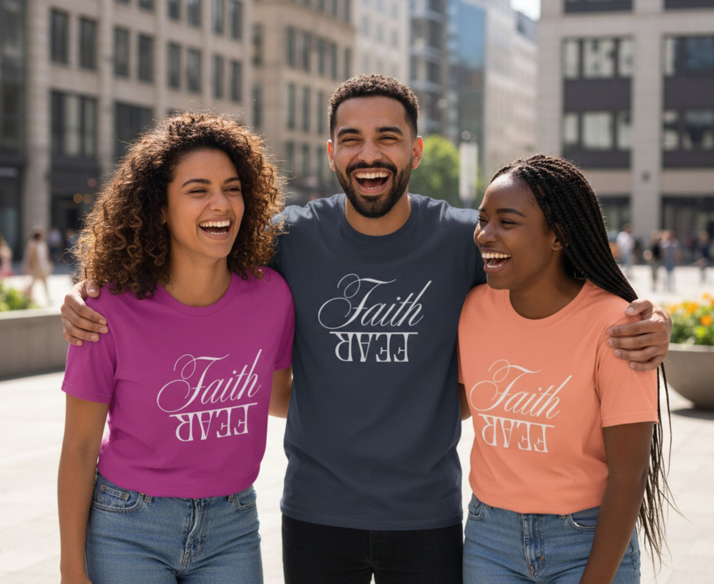 Faith Over Fear Unisex Christian T-Shirt | Faith Apparel South Africa | Covenant Brands