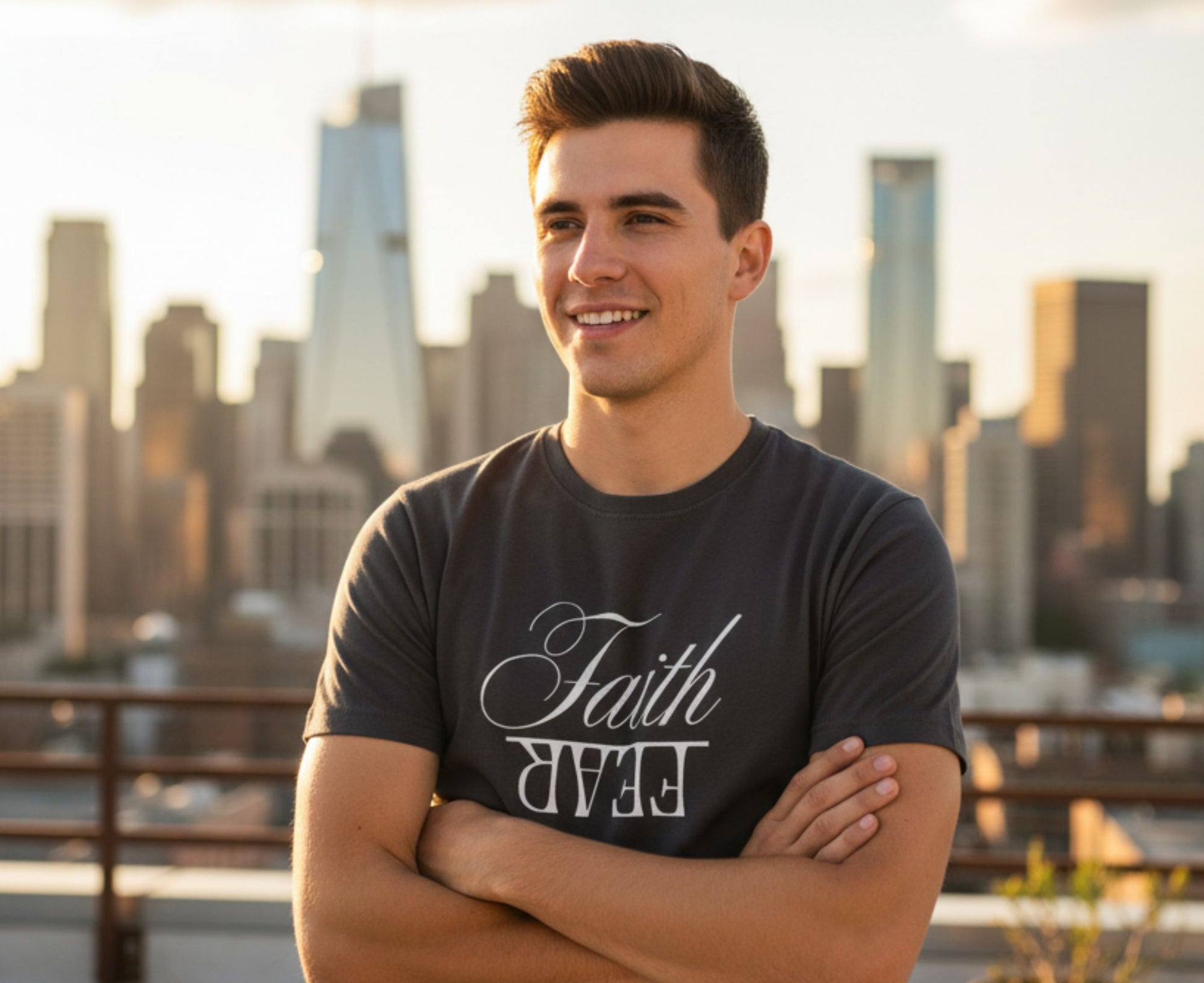 Faith Over Fear Unisex Christian T-Shirt | Faith Apparel South Africa | Covenant Brands