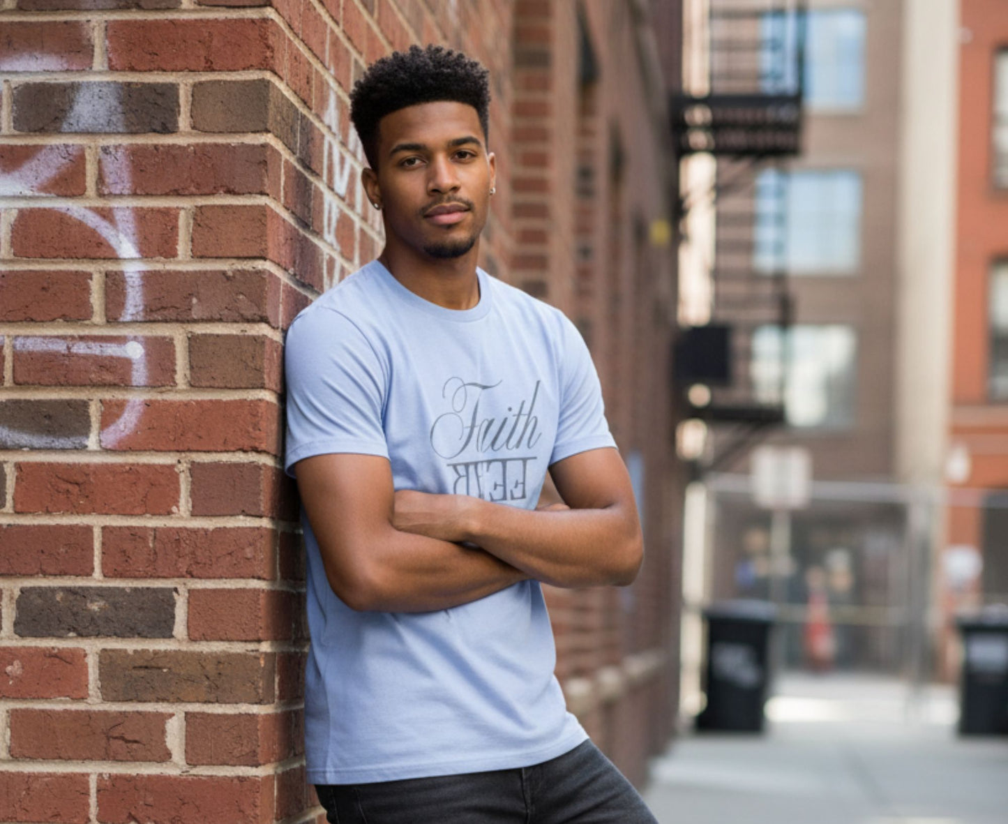 Faith Over Fear Unisex Christian T-Shirt | Faith Apparel South Africa | Covenant Brands