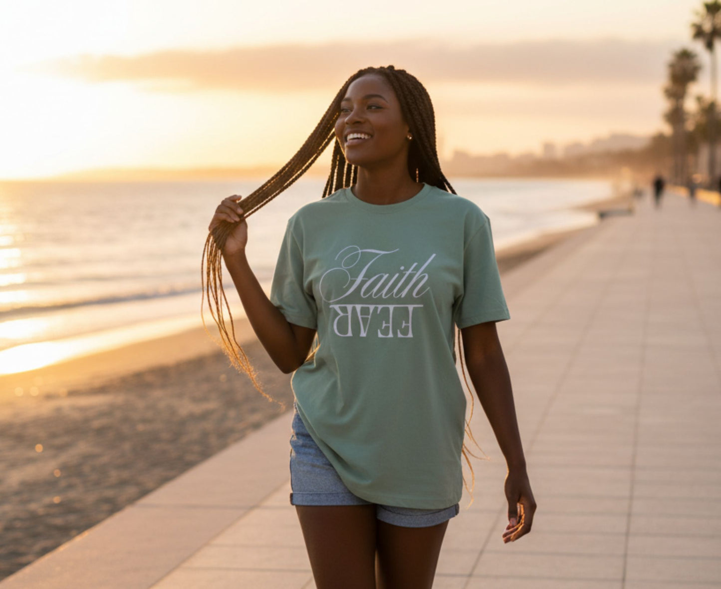Faith Over Fear Unisex Christian T-Shirt | Faith Apparel South Africa | Covenant Brands