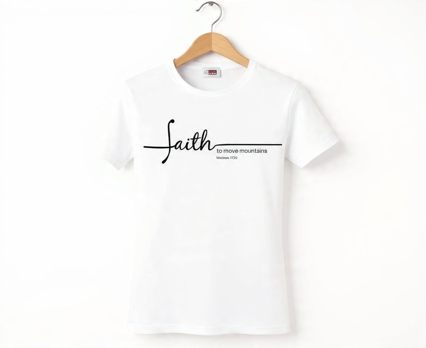 Faith To Move Mountains Women's Christian T-Shirt | Faith Apparel South Africa | Covenant Brands