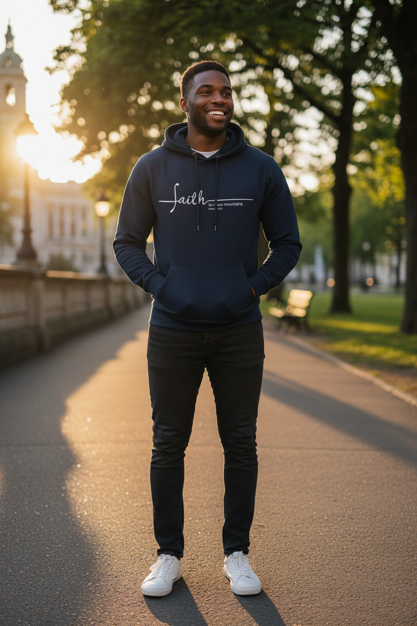 Faith To Move Mountains Men's Christian Hoodie | Faith Apparel South Africa | Covenant Brands