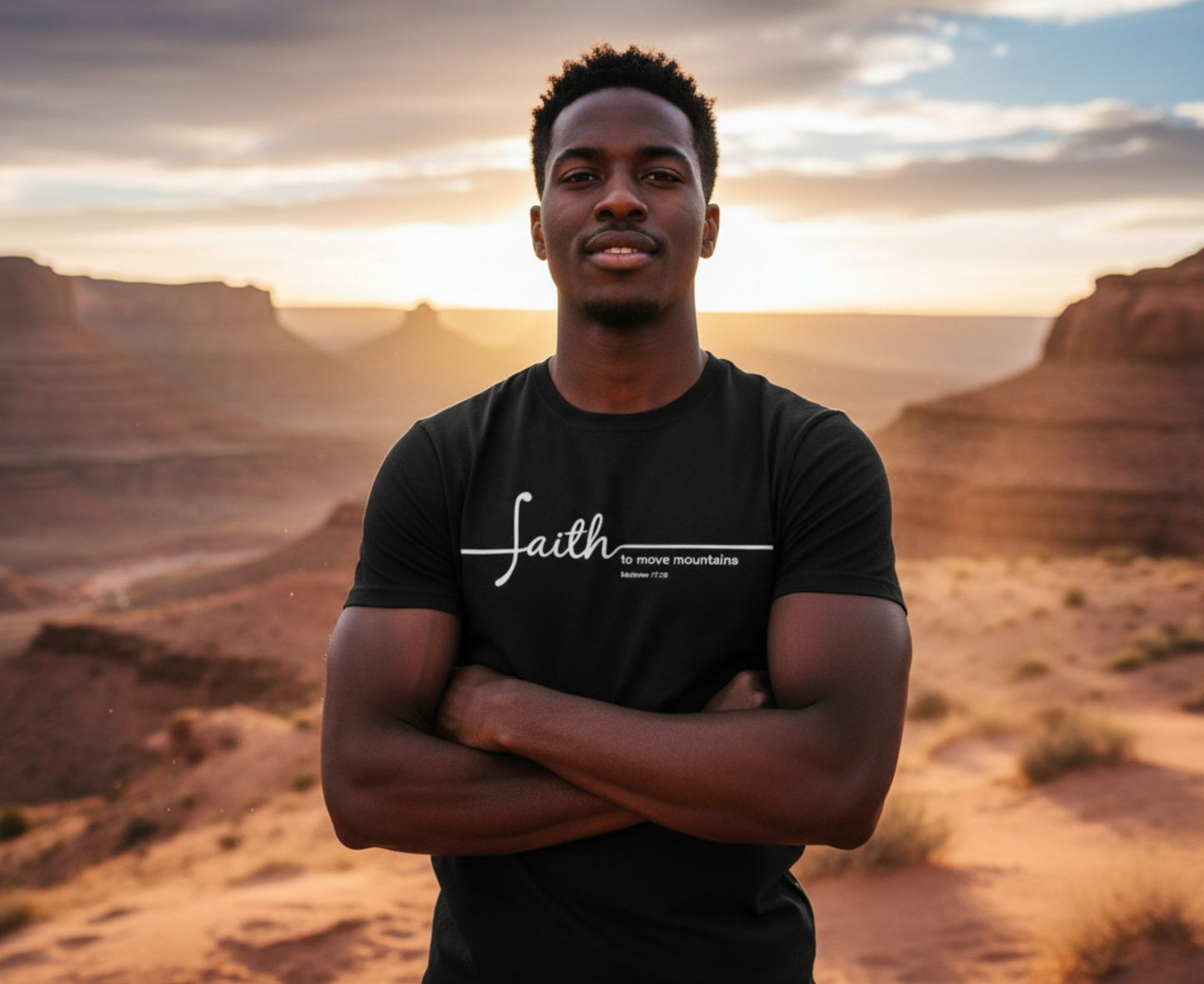 Faith to Move Mountains Unisex Christian T-Shirt | Faith Apparel South Africa | Covenant Brands