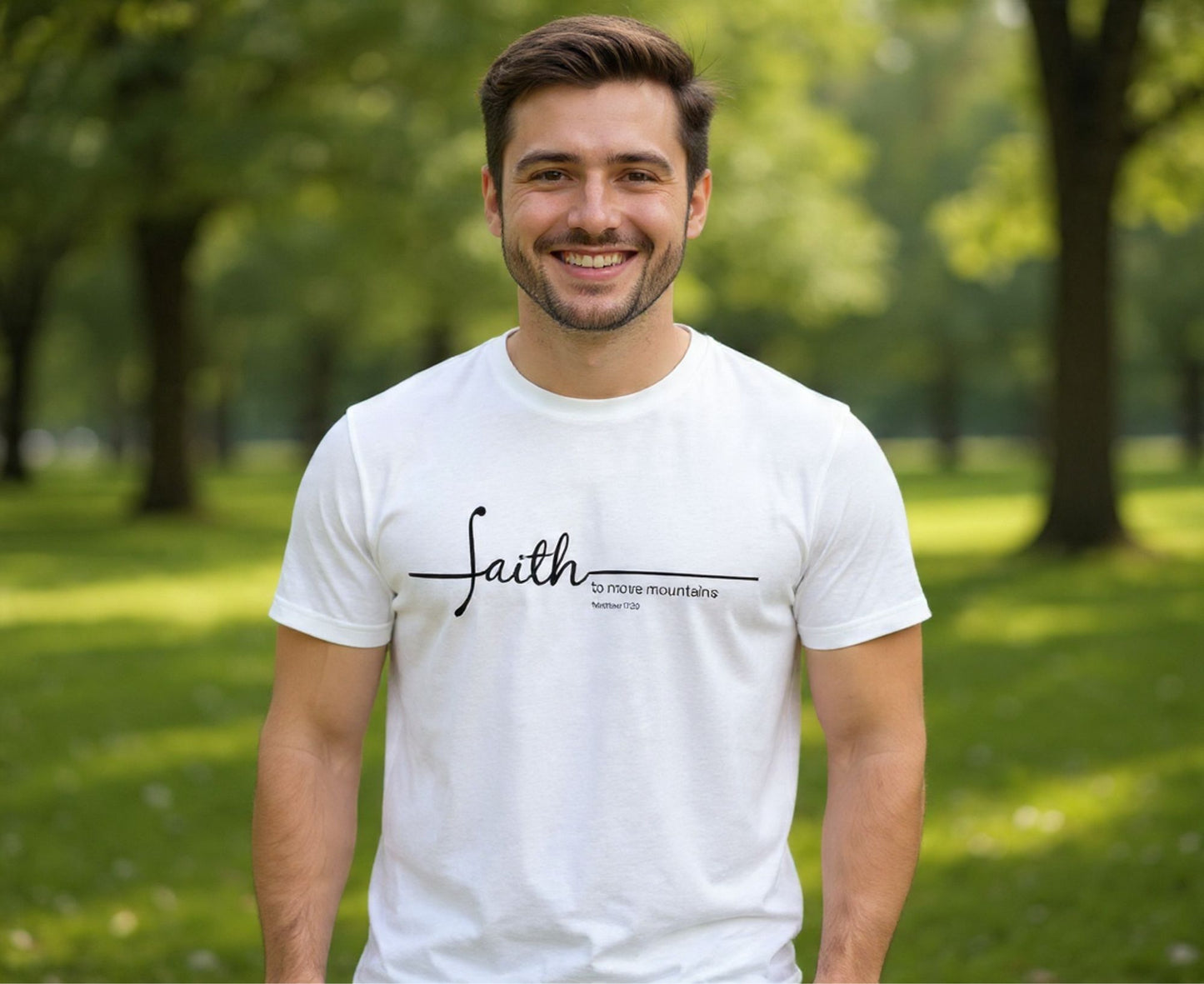 Faith to Move Mountains Unisex Christian T-Shirt | Faith Apparel South Africa | Covenant Brands