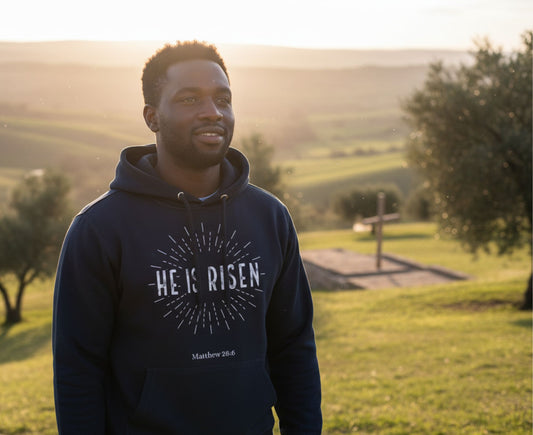 He Is Risen Men's Christian Hoodie | Faith Apparel South Africa | Covenant Brands