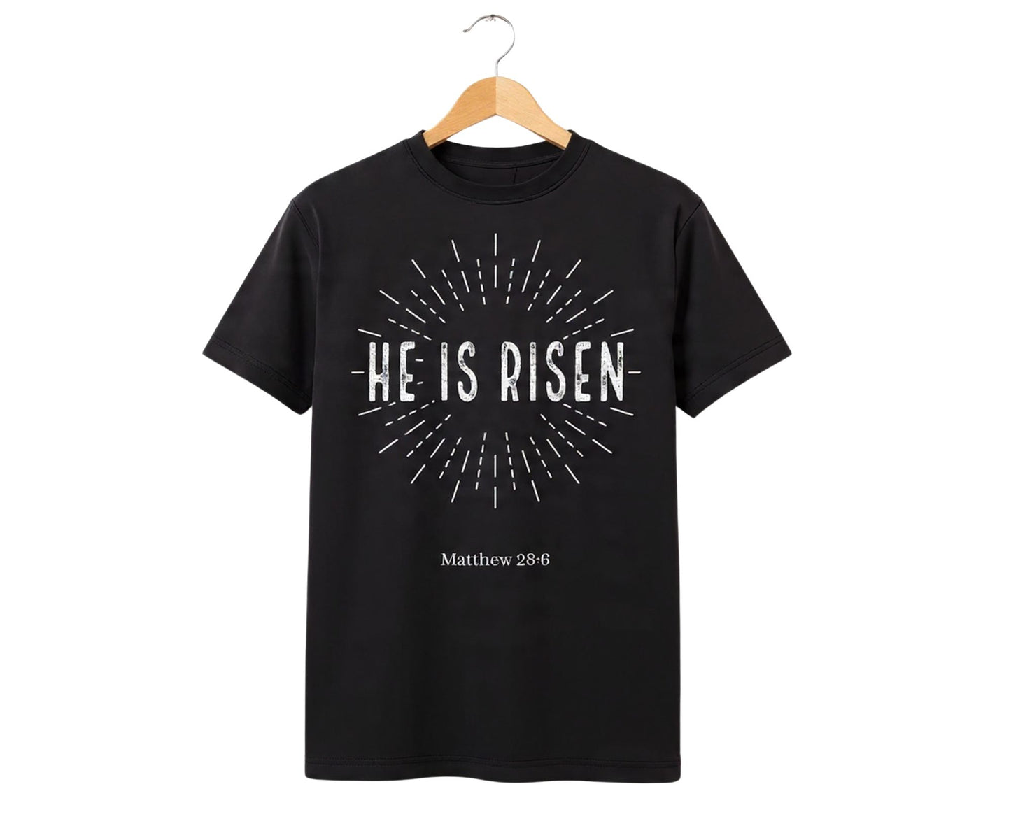 He Is Risen Unisex Christian T-Shirt | Faith Apparel South Africa | Covenant Brands