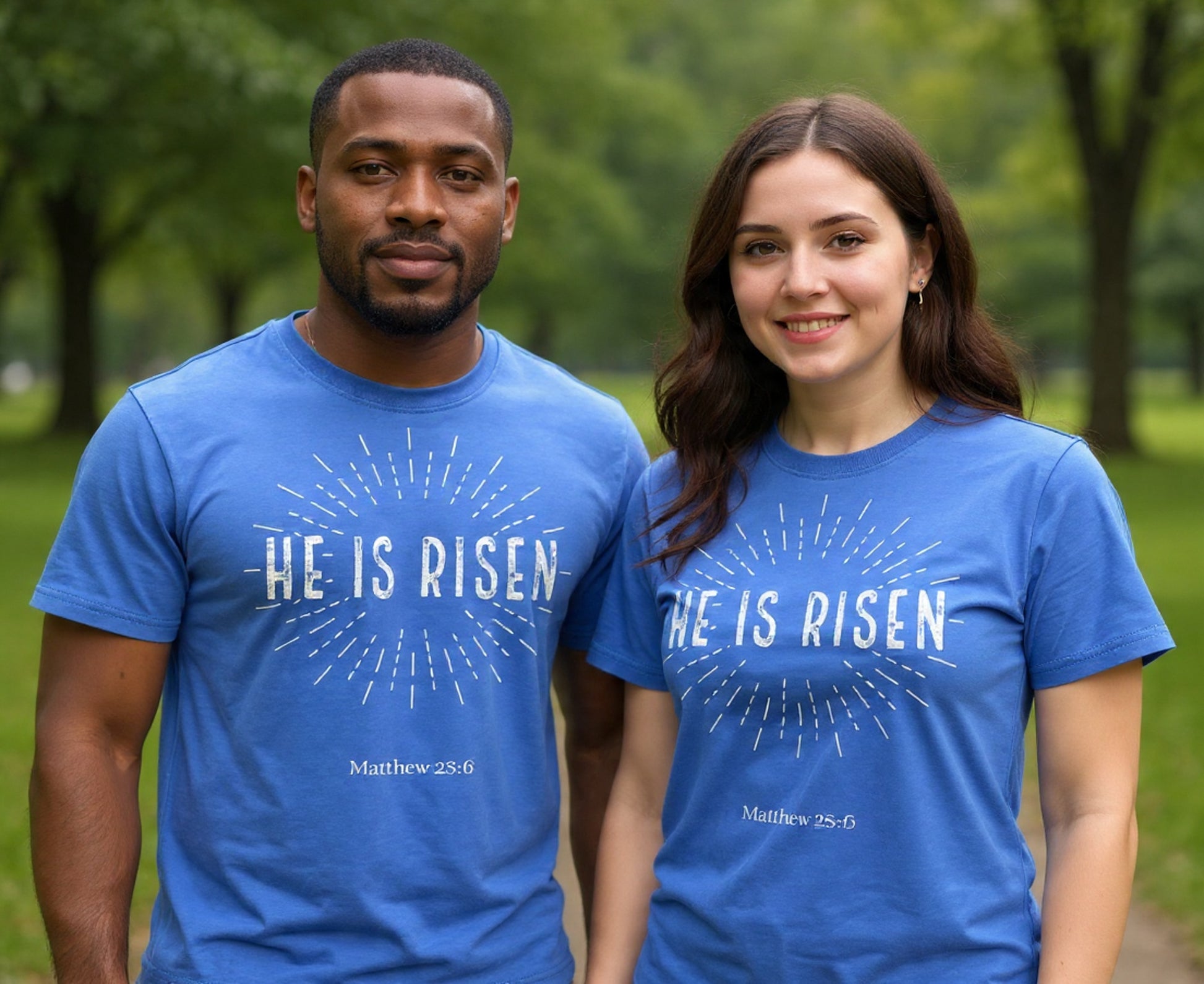 He Is Risen Unisex Christian T-Shirt | Faith Apparel South Africa | Covenant Brands