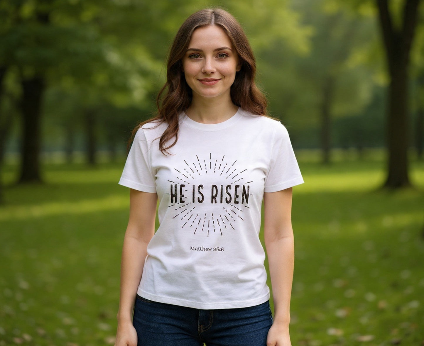He Is Risen Unisex Christian T-Shirt | Faith Apparel South Africa | Covenant Brands