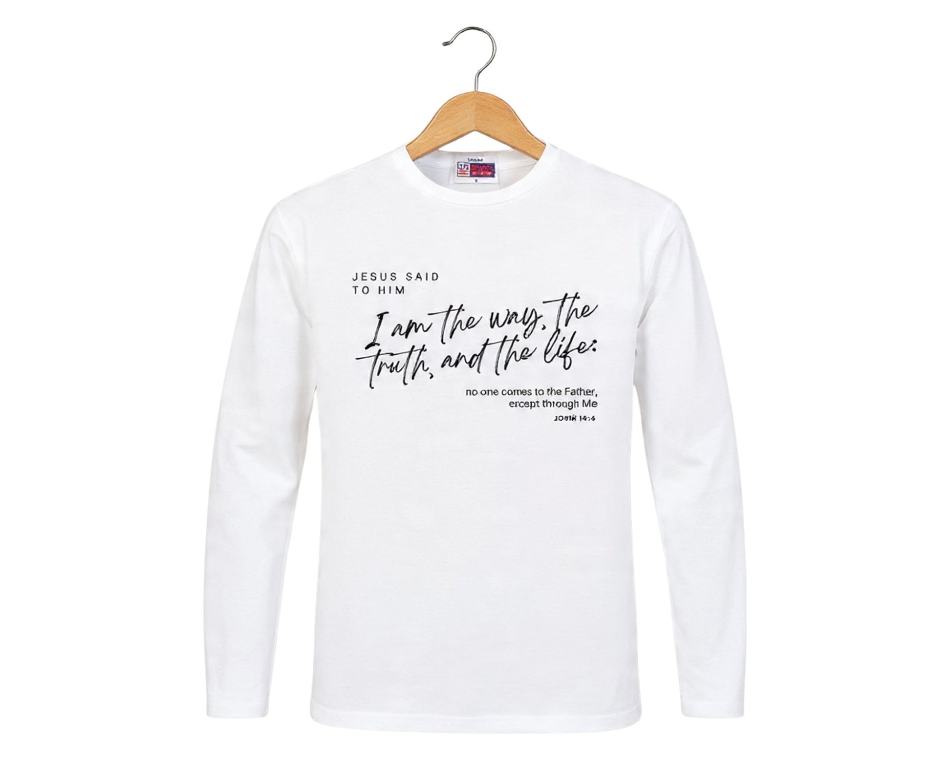 I Am The Way Men's Long Sleeve Christian T-Shirt | Faith Apparel South Africa | Covenant Brands