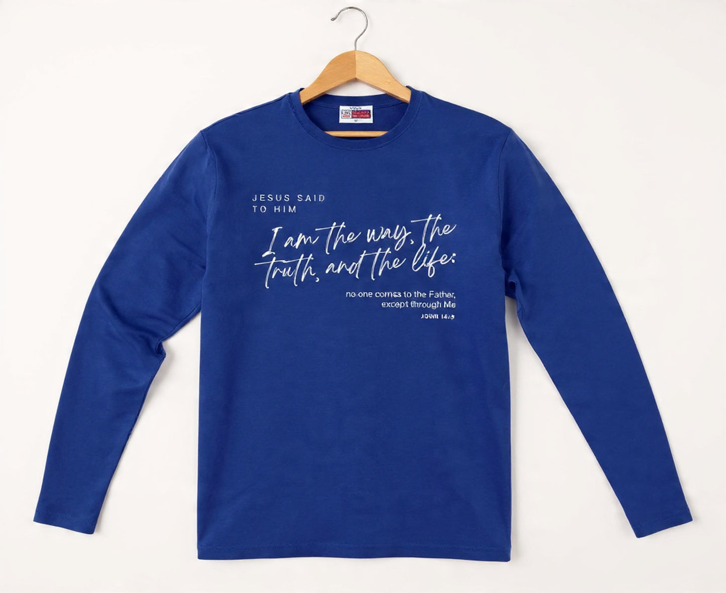 I Am The Way Men's Long Sleeve Christian T-Shirt | Faith Apparel South Africa | Covenant Brands