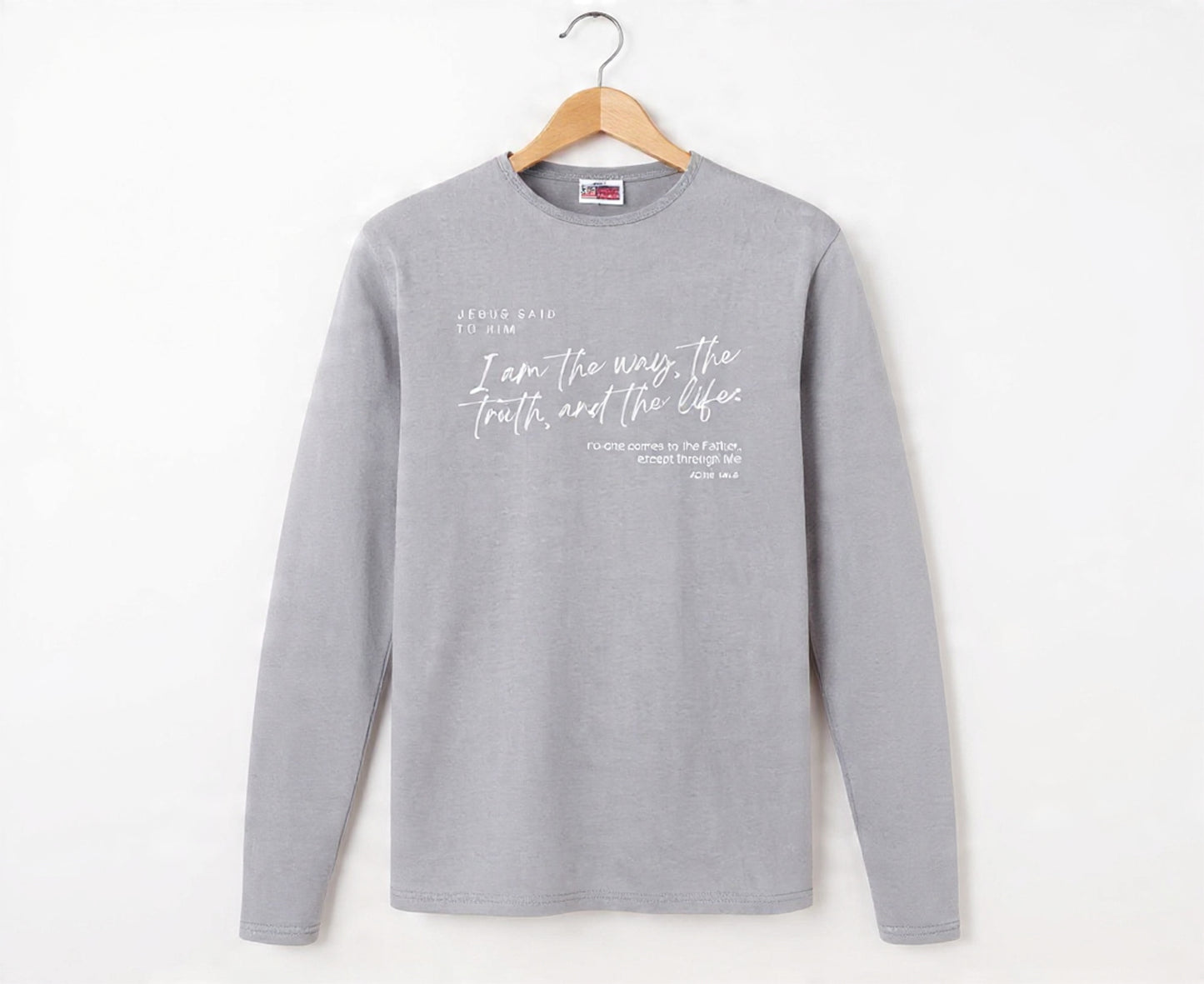 I Am The Way Men's Long Sleeve Christian T-Shirt | Faith Apparel South Africa | Covenant Brands