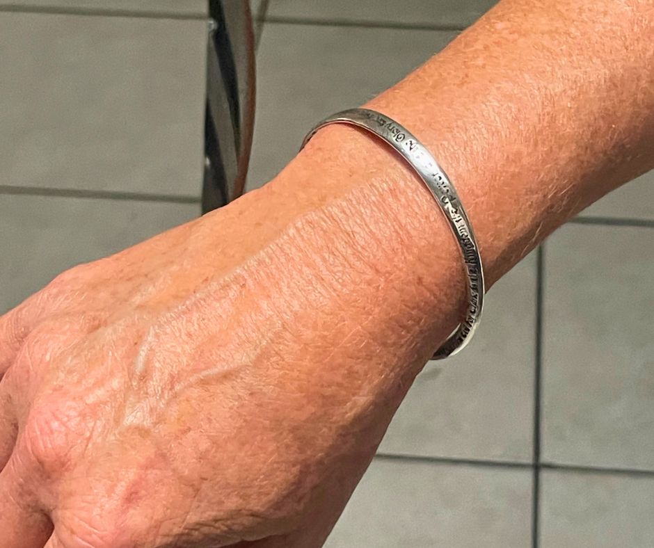 Sterling Silver Lord's Prayer Bangle | Christian Jewellery South Africa | Covenant Brands