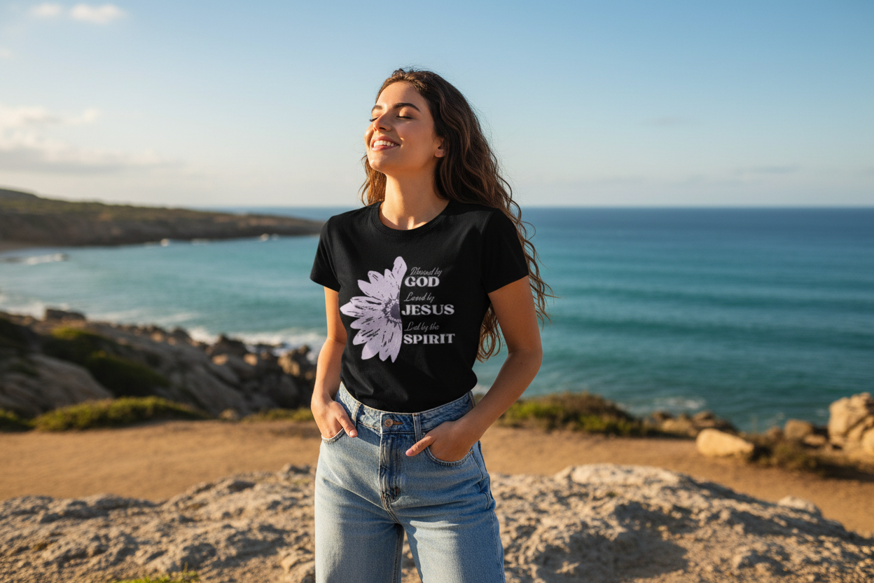 Blessed By God - Black Tee Lifestyle
